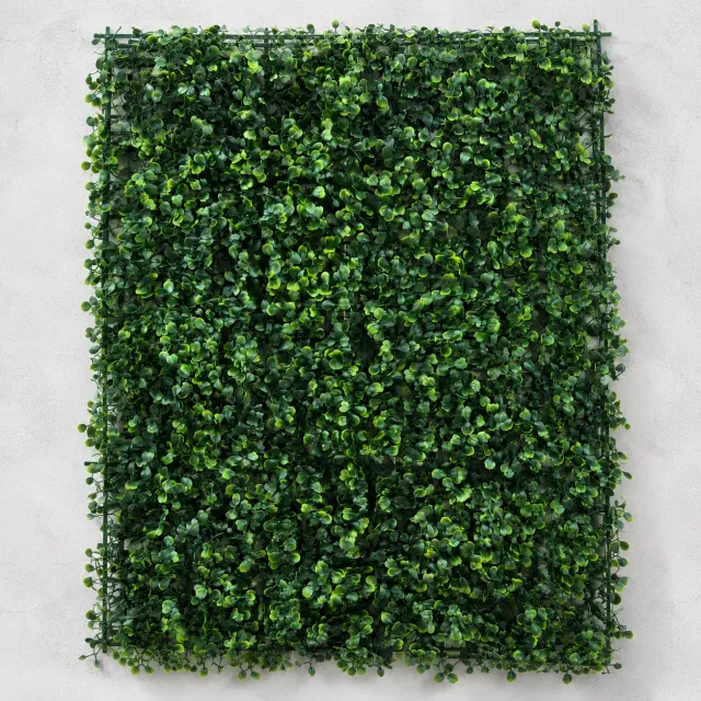 Alessandro Design panou verde artificial frunze rotunde 40x60cm