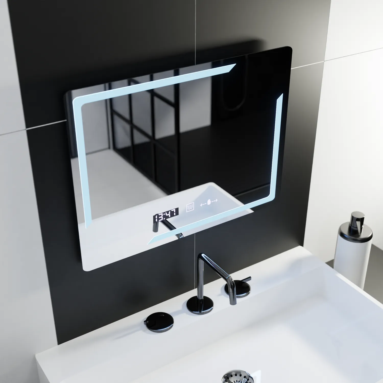 Alessandro Design Rayonnement Marcello oglinda LED 80x60cm