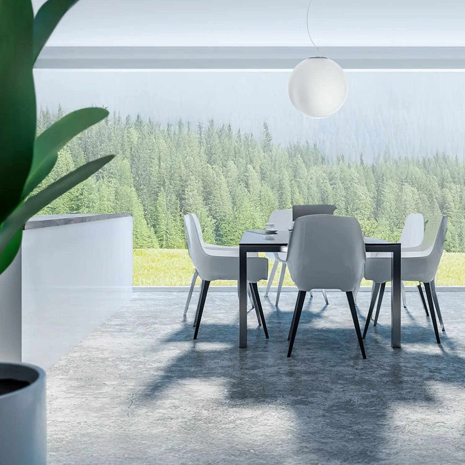 Rendl Light Studio Lunea 40 pendul sticla opal mata