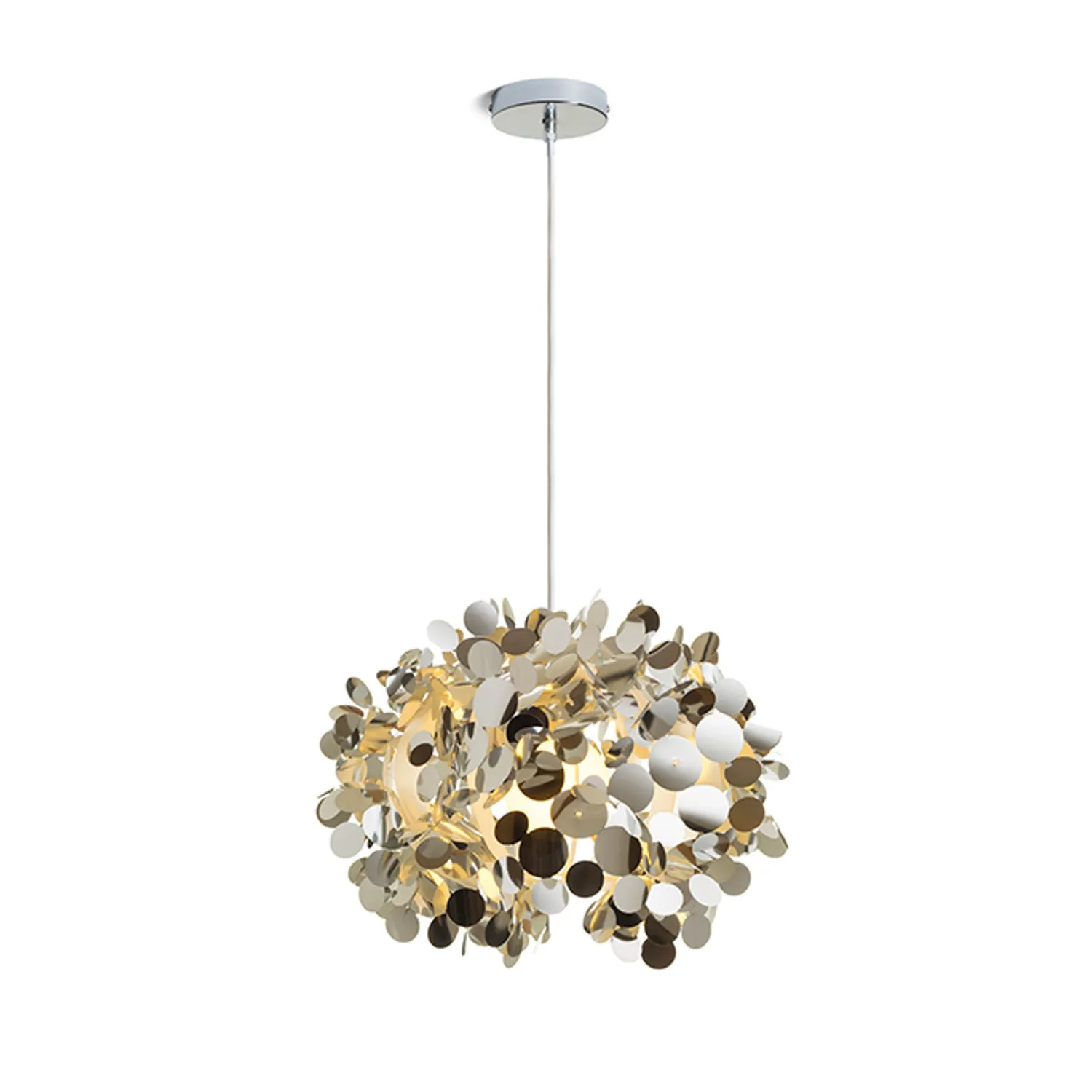 Rendl Light Studio Confetti lampa decorativa folie crom