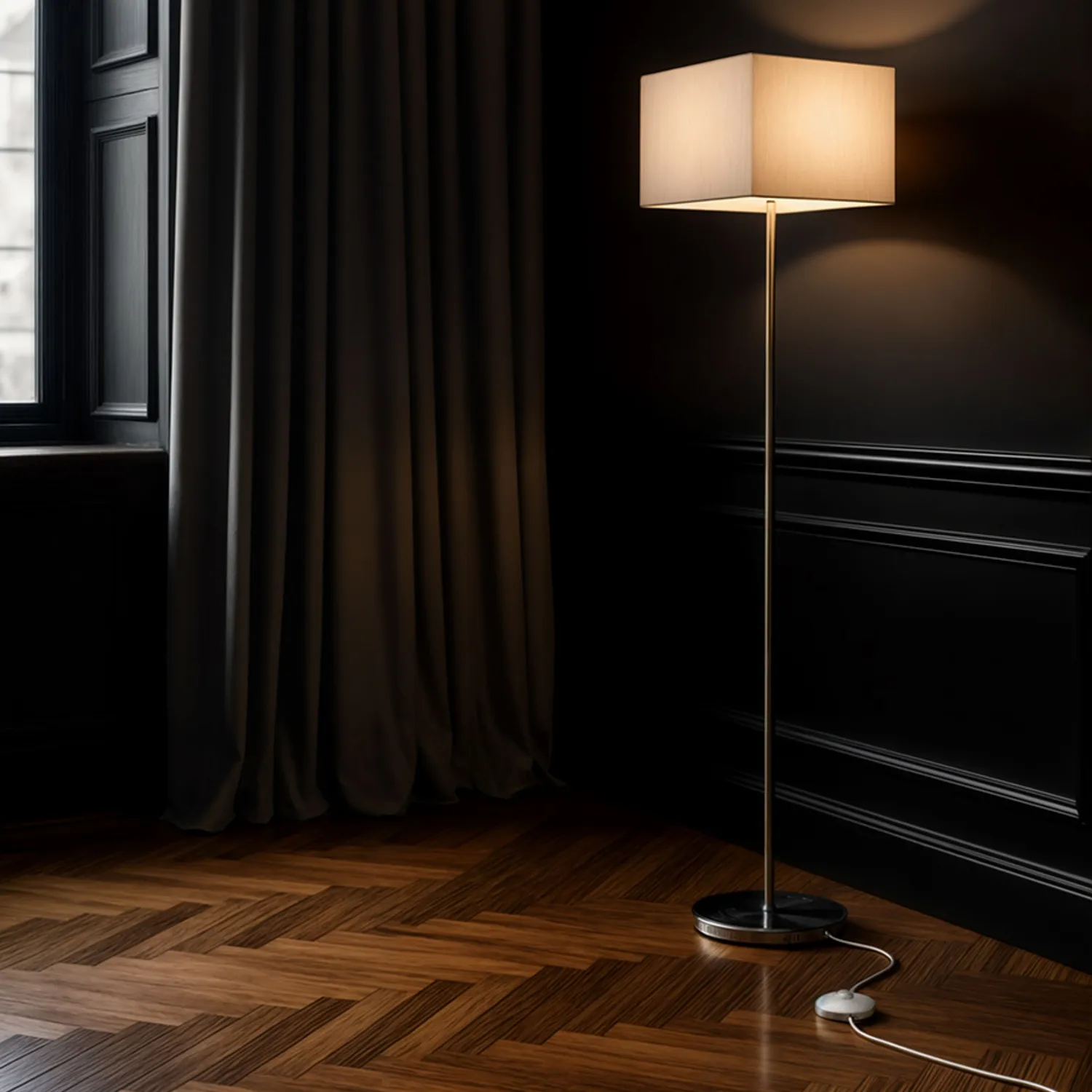 Rendl Light Studio NYC Tempo 30 lampadar E27 alb crom