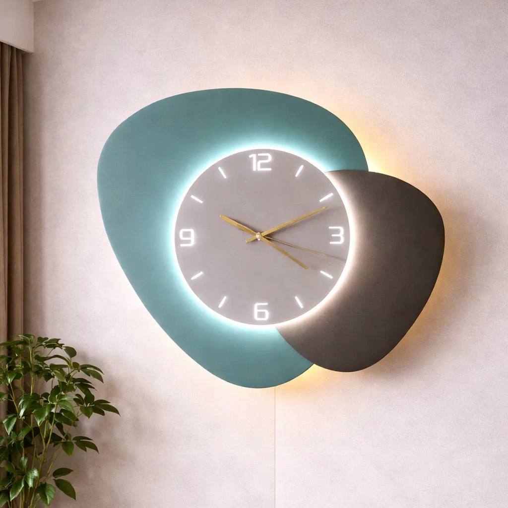 Alessandro Design Duos aplică LED perete Ø50cm verde 3 culori