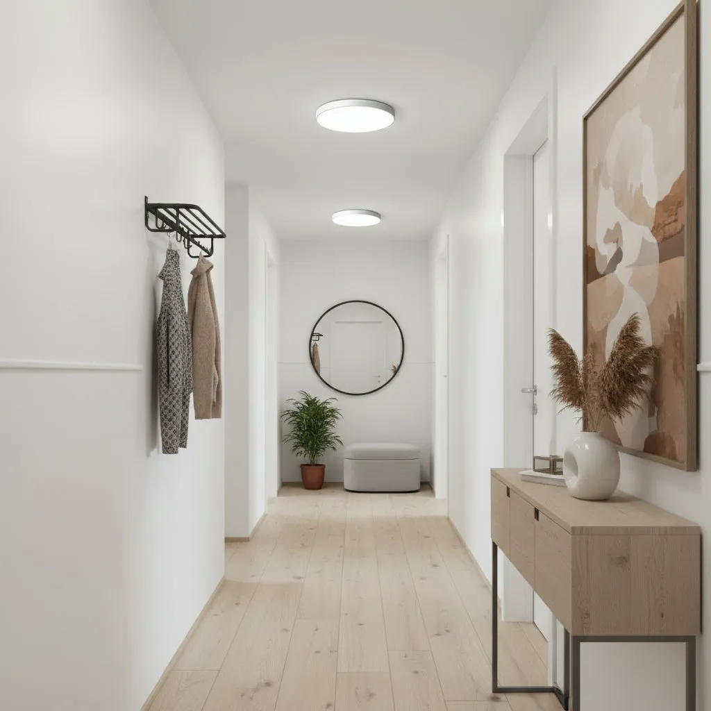 Plafonierea LED Alessandro Design SOLIS 27cm 20W rece alba