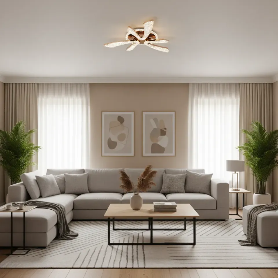 Alessandro Design CHARM Elegance lustra LED aurie 44W D50cm