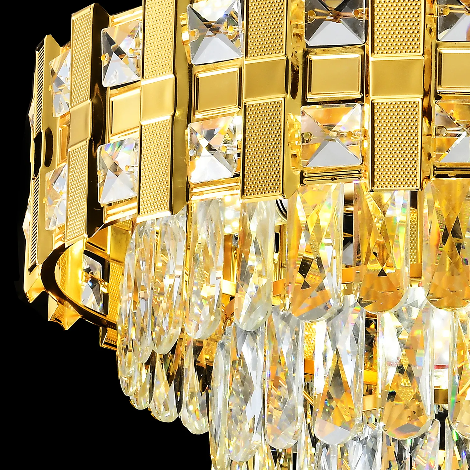 Alessandro Design Bran Mango candelabru cristal 8xE14 auriu D60