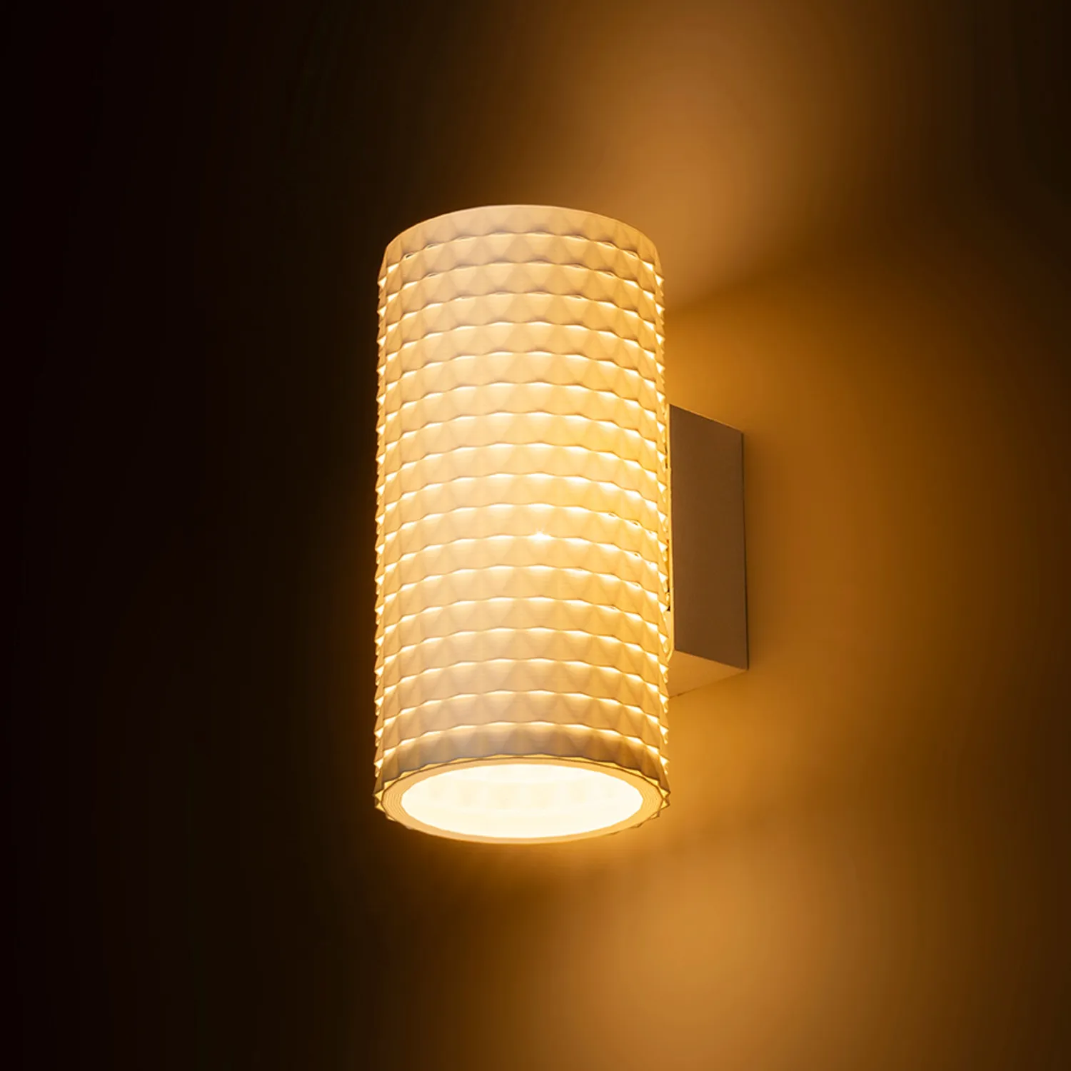 Rendl Glans RB2 165 aplica perete alba PLA