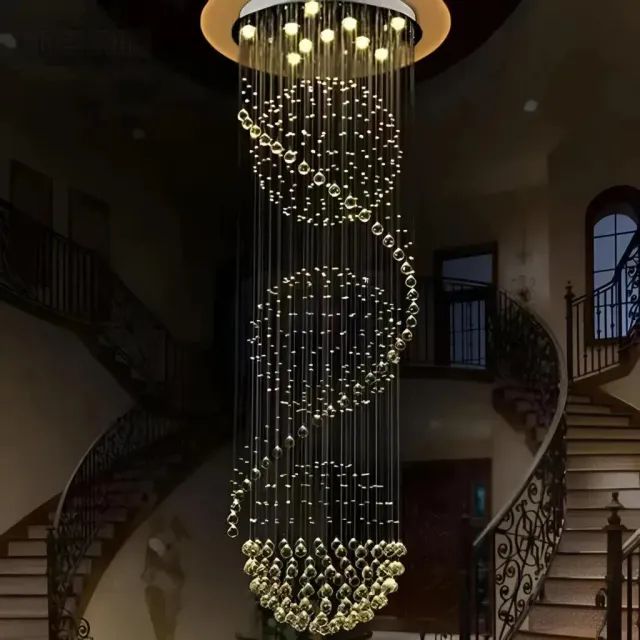 Alessandro Design Imperiale Gold candelabru cristal 70W 50cm auriu