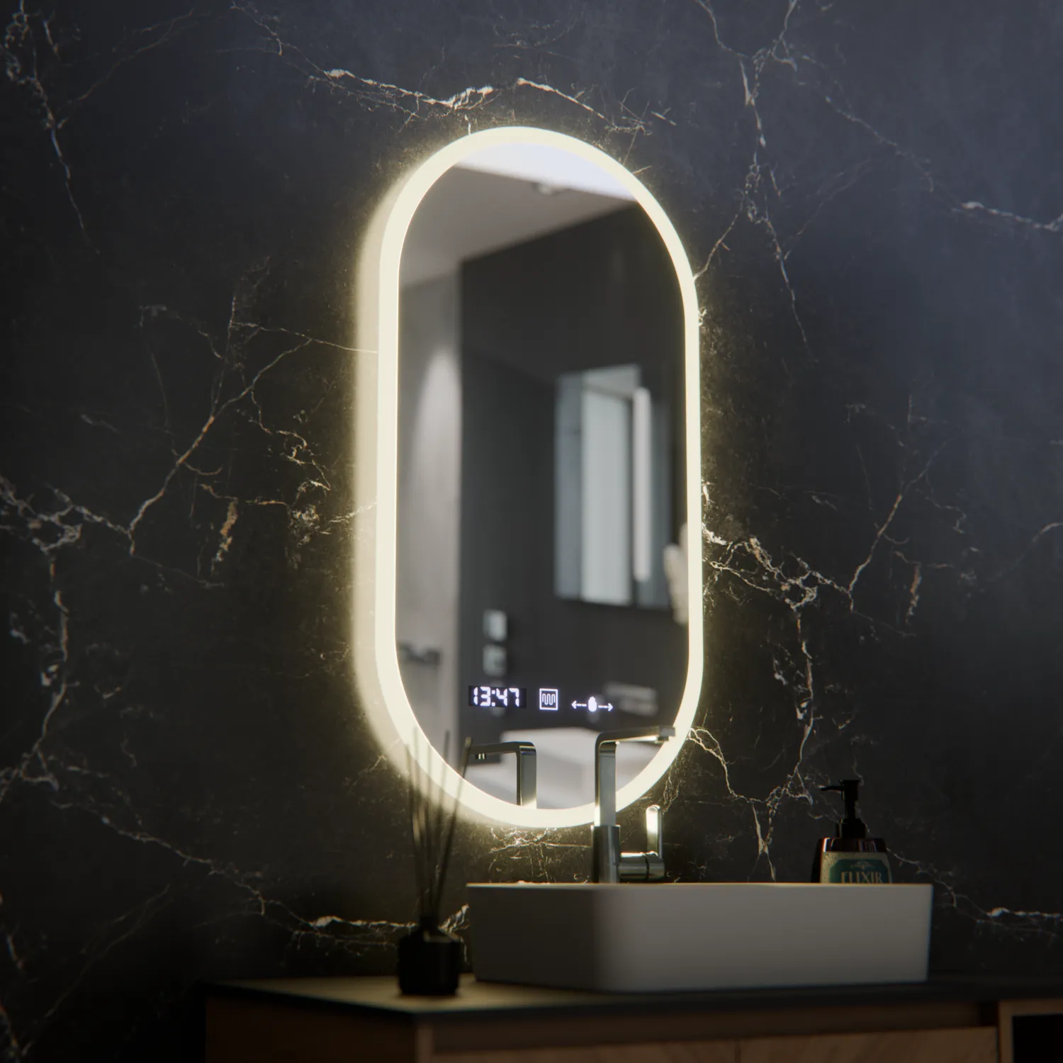 Alessandro Design Lucia Sensor oglinda LED 50x100cm