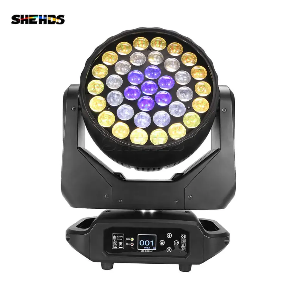 Shehds 37x15W RGBW moving head wash zoom