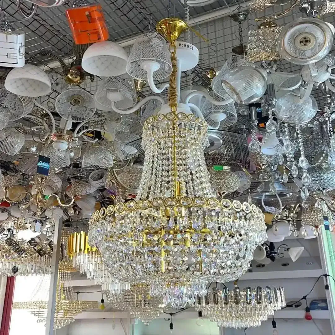 Alessandro Design Kassian candelabru cristal 11xE14 auriu