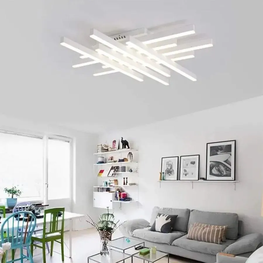 Alessandro Design MORA lustra LED 160W alba 8 elemente