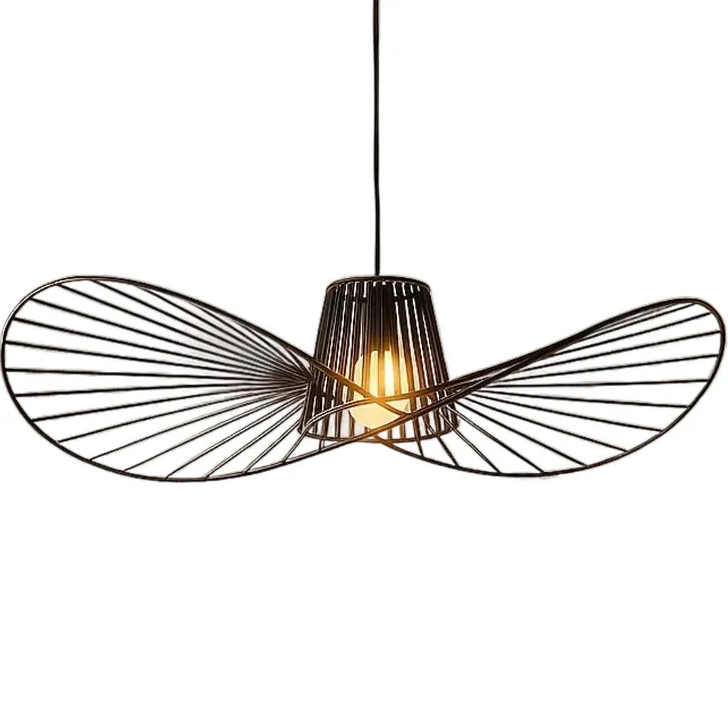 Alessandro Design Elias lustra cu bec E27 neagra 60cm