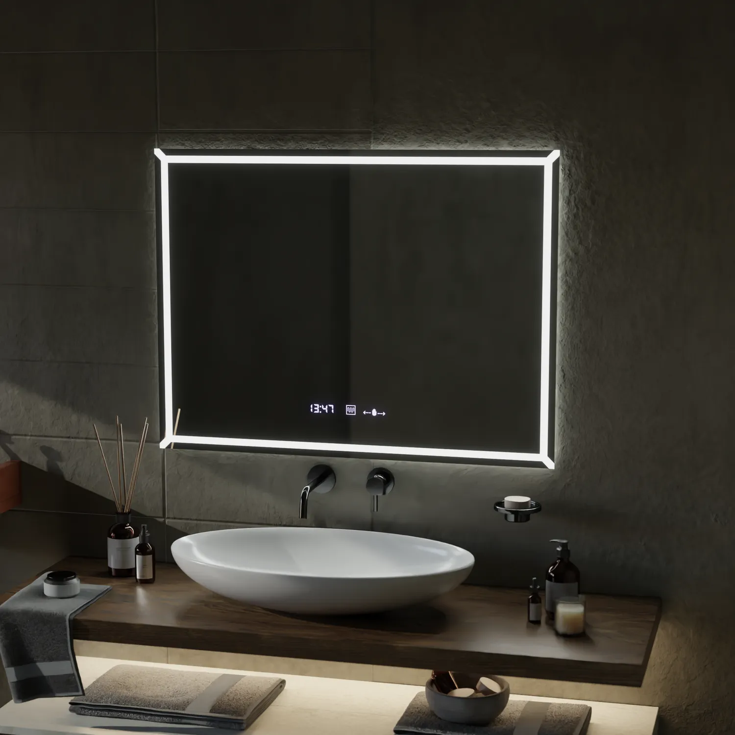 Alessandro Design VillayTouch Marcello oglinda LED 80x60cm