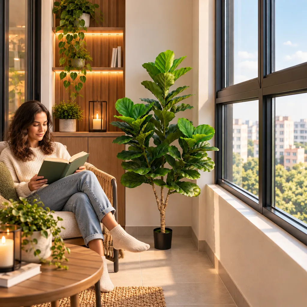 Alessandro Design ficus artificial verde 160cm cu ghiveci