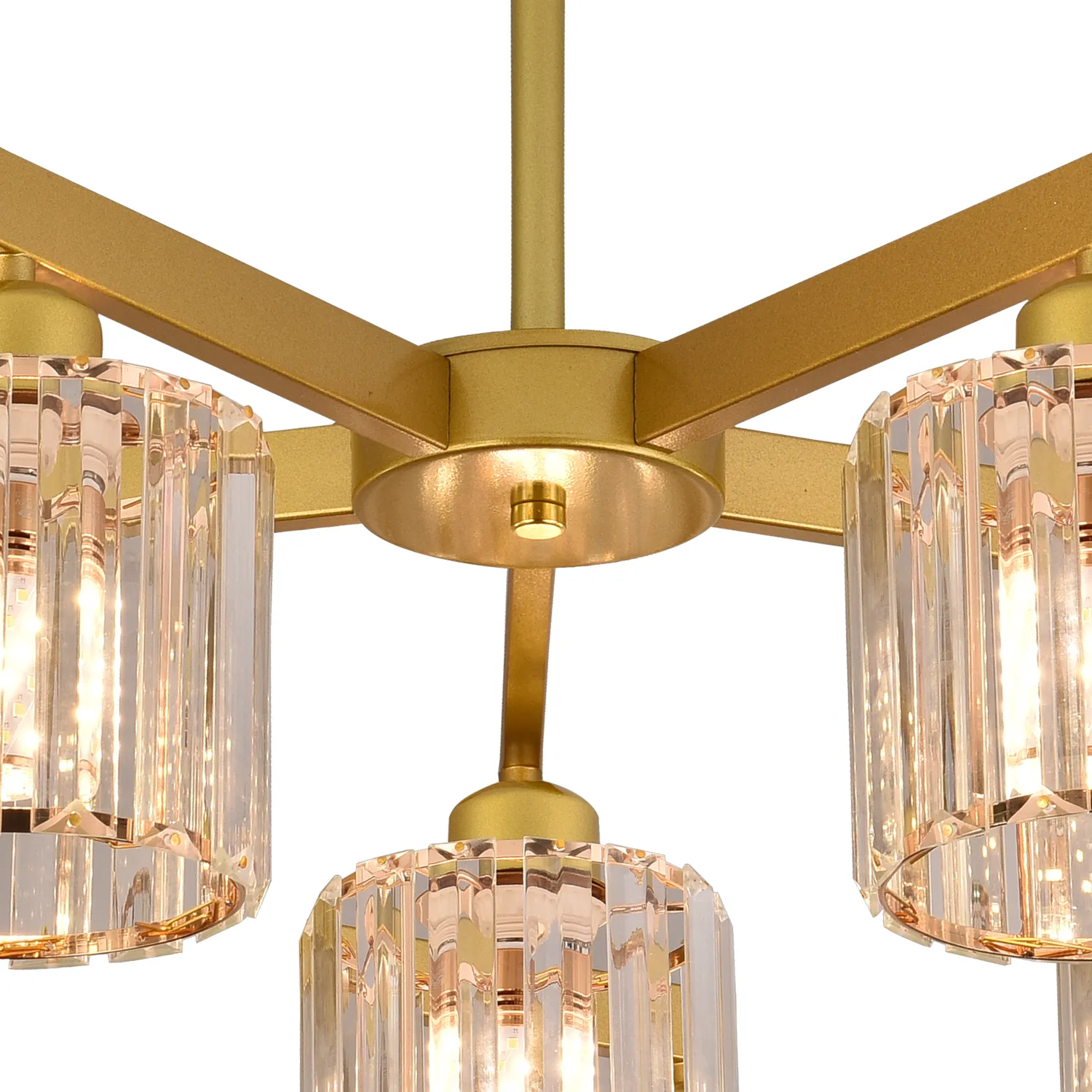 Alessandro Design LC110/5GD lustra 5xE27 aurie cu cristal