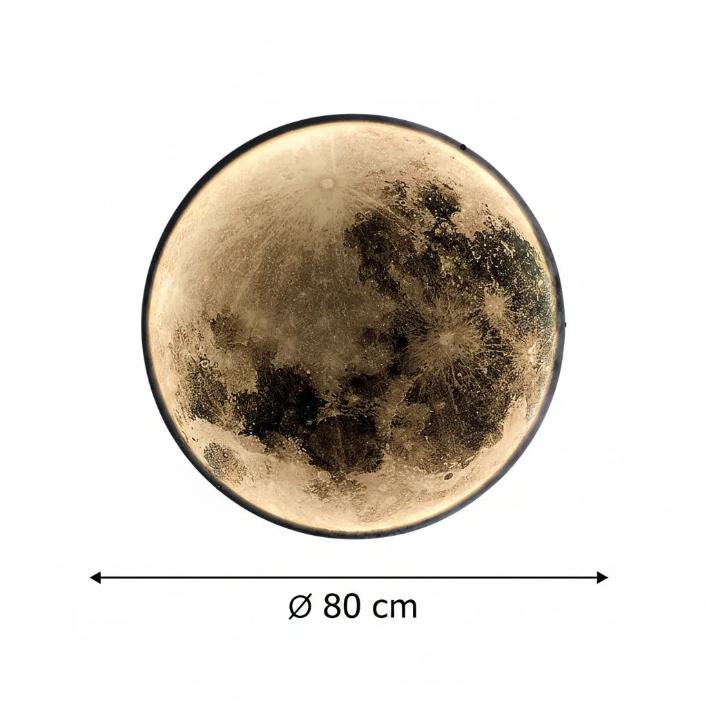 Alessandro Design Moon candelabru LED 54W 80 cm luna 3 culori