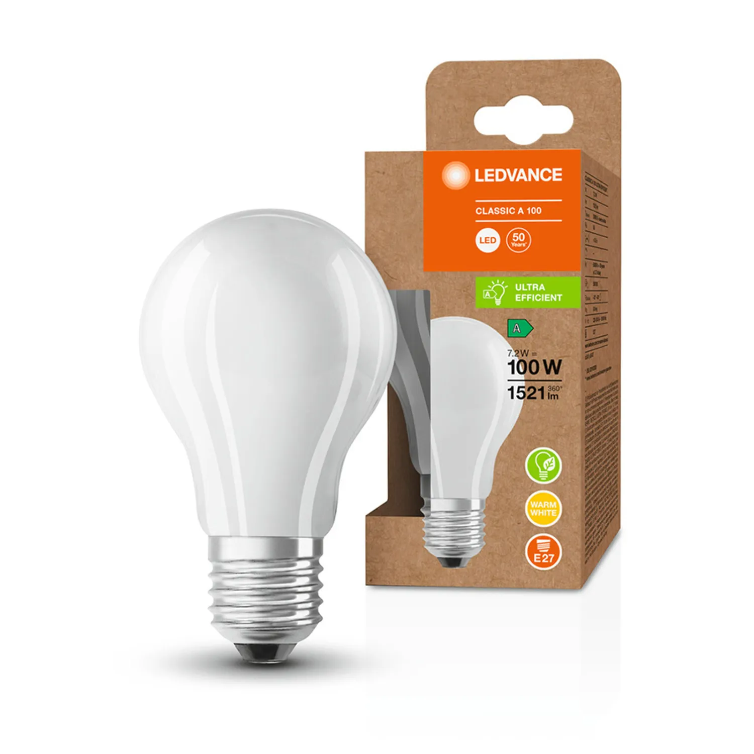 Rendl Ultra Economy bec LED E27 7,2W 210lm/W