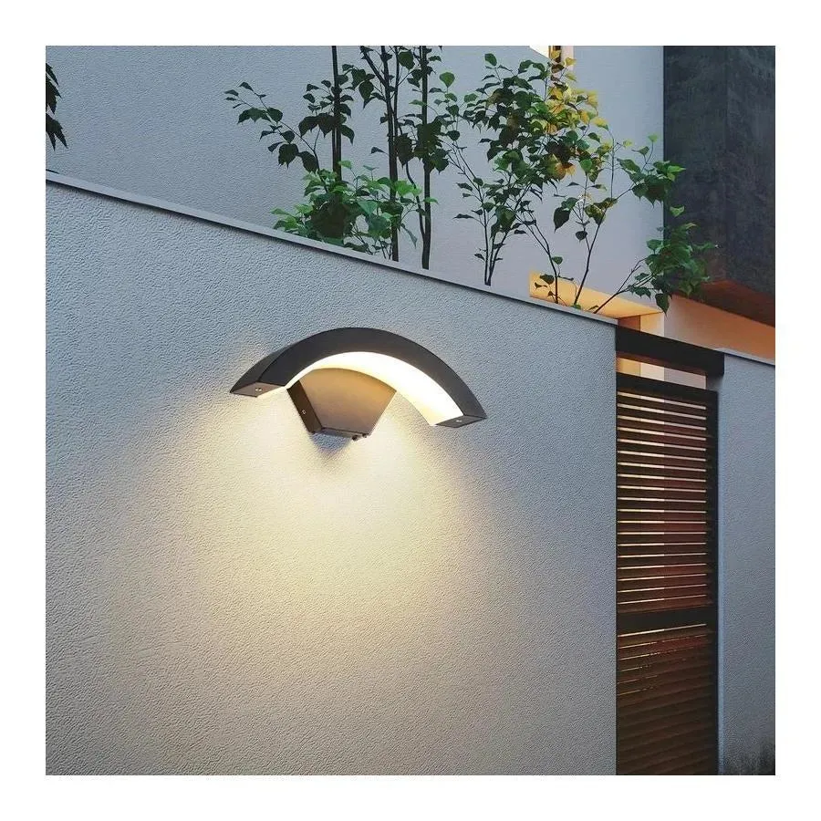 Alessandro Design Harera aplica exterior 12W neagra