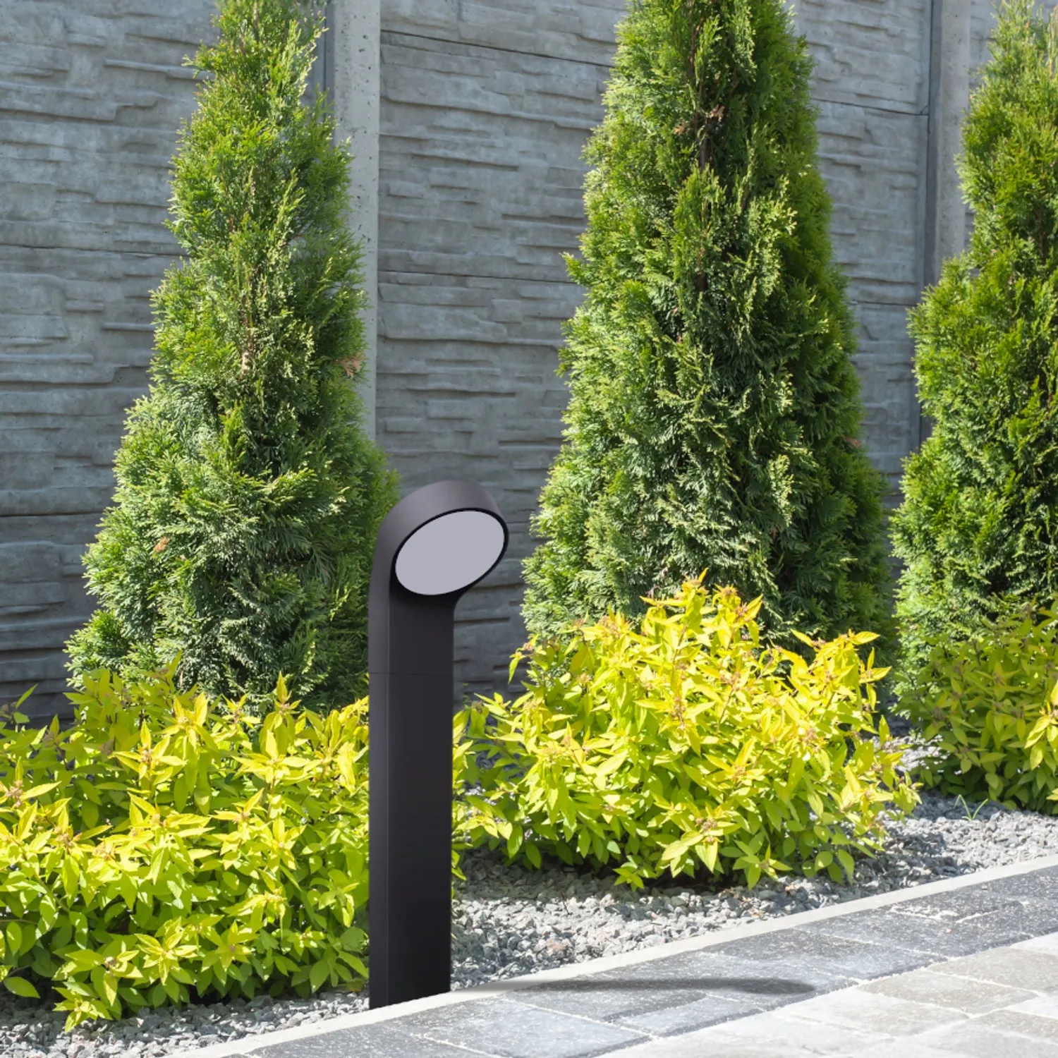 Rendl Light Studio Elia stalp exterior LED antracit