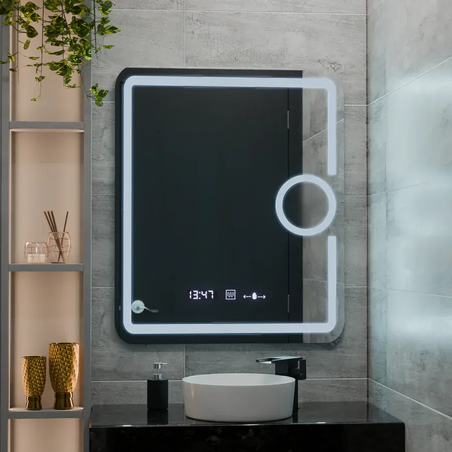 Alessandro Design Eclat MotionGlow Marcello oglindă LED 60x80cm dezaburire