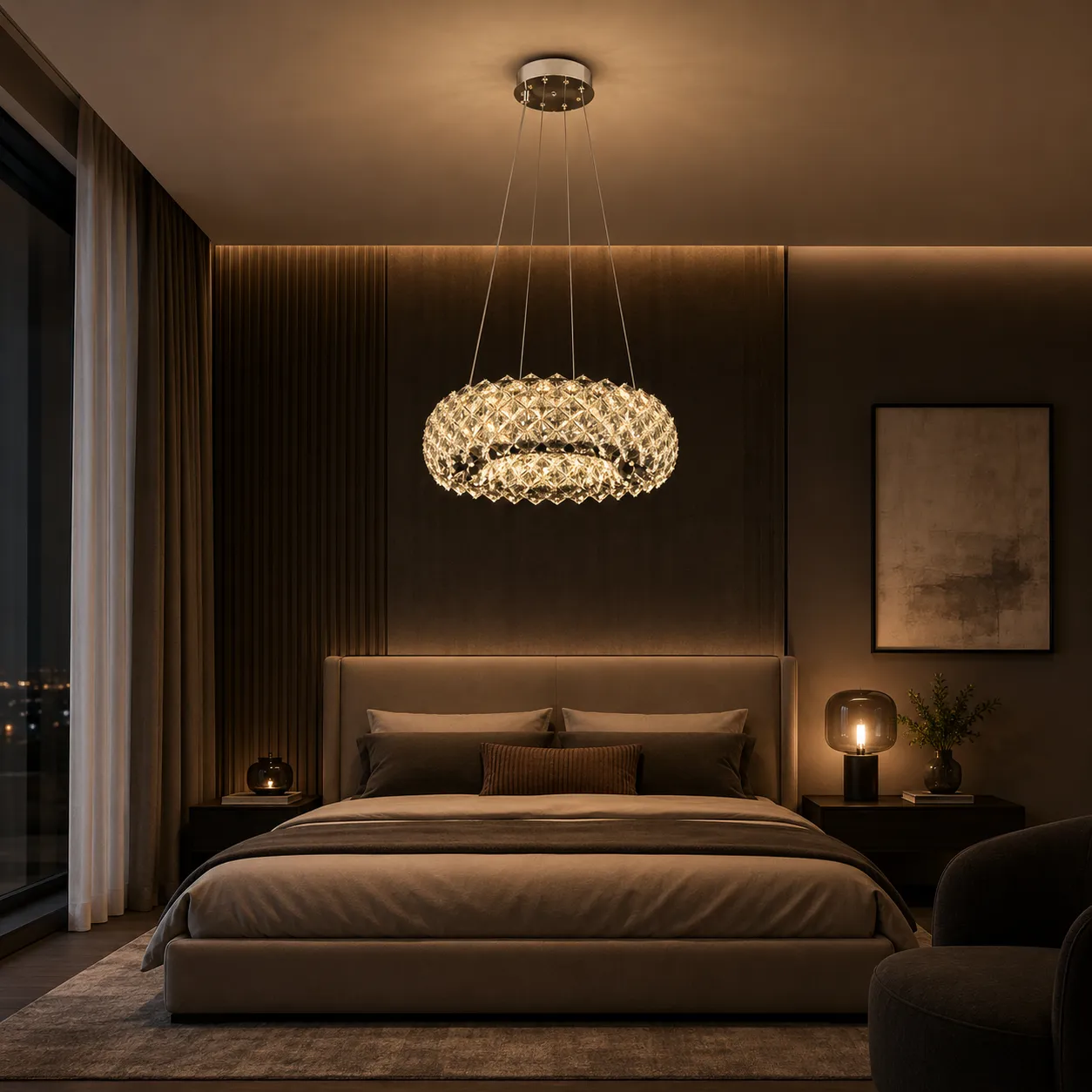 Alessandro Design KALTO Nobile candelabru cristal 72W crom